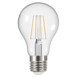 ampoule transparente classic poire led e27 7 w blanc chaud - prolight