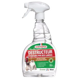 saniterpen destructeur d'odeurs pin des landes vaporisateur 750ml - saniterpen