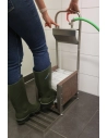 Lave bottes inox 86x58x30 cm professionnel spécial agricole ou industrie - KERBL