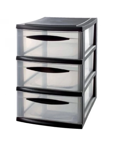 Module de rangement format a5 18 x 28 x 27,5 noir