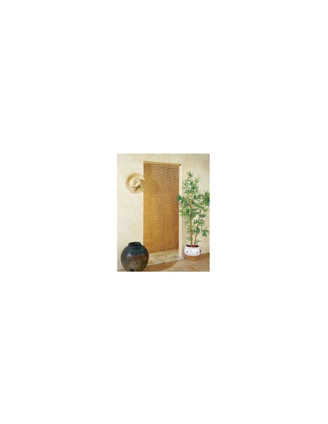 Rideau de porte bambou Garrigue E103 l.90 x H.200 cm