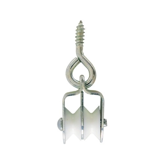 Poulie à piton 2 galets