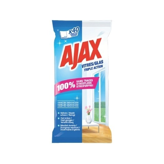 Nettoyant vitres 40 lingettes