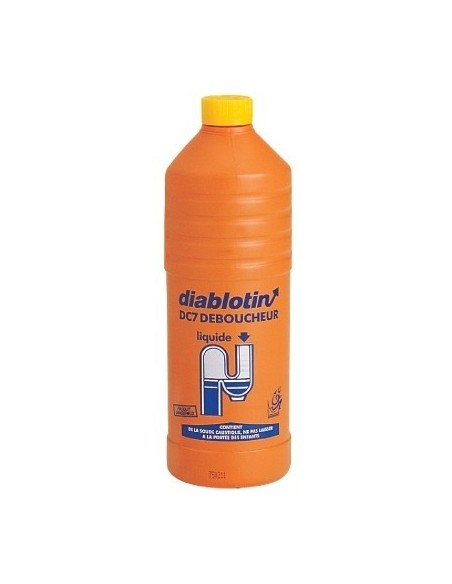 Déboucheur soude flacon 1 litre - DIABLOTIN