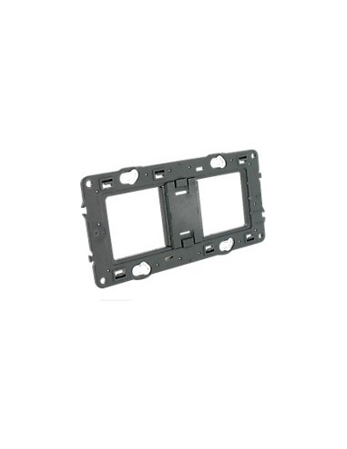 Supporto Batibox Legrand Per Cassette Elettriche - 2 Moduli, Nero