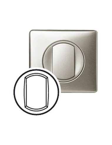 Enjoliveur céliane titane pour vv / poussoir legrand