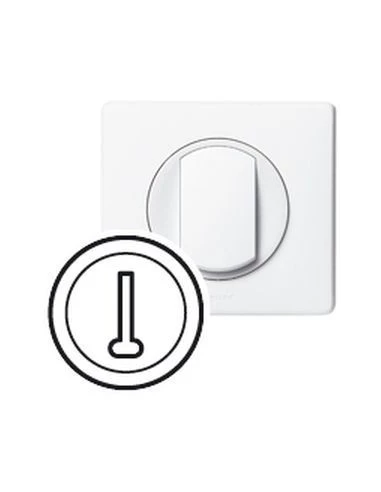 Enjoliveur blanc prise téléphone t céliane legrand