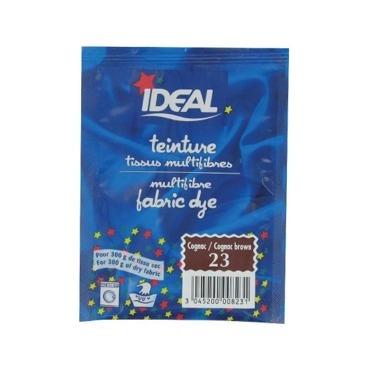 Teinture tissu main-machine cognac n°23