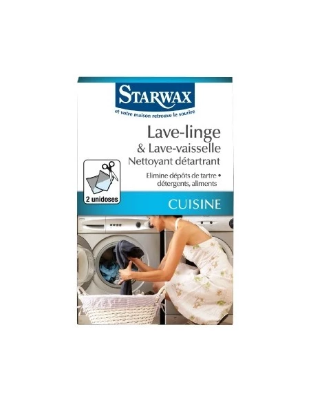 Nettoyant détartrant lave-linge & lave-vaisselle bg 2 x 75 g