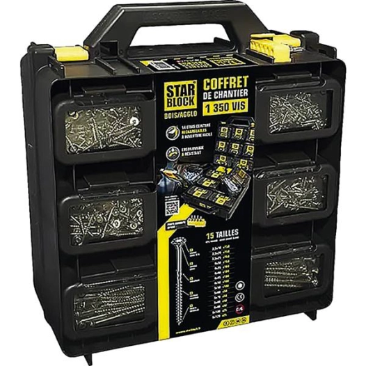 coffret etui starblock torx 1350 pieces
