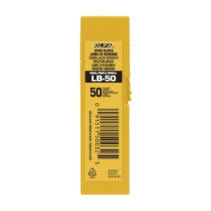 jeu de 50 lames à hacher lb-50 argent 18 mm