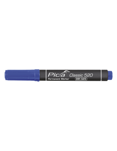 marqueur permanent de type balle bleu