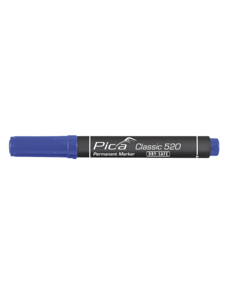 marqueur permanent de type balle bleu