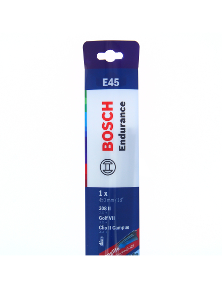 Balai Essuie-Glace Plat Bosch E45 Essuyage silencieux et durable, performance Bosch - BOSCH