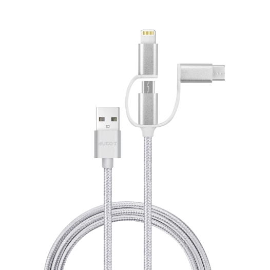 câble 3en1 mic.usb Apple USB-C