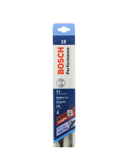 Balai Essuie-Glace Bosch 50cm Visibilité optimale par tous temps - BOSCH