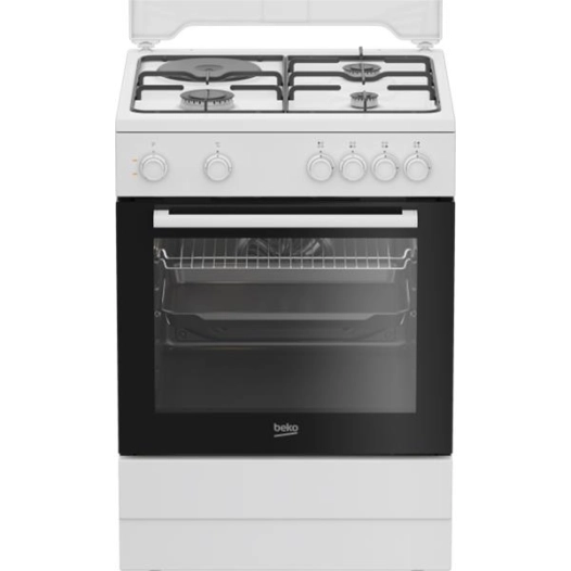 beko cuisinière mixte fbs63121wd - beko