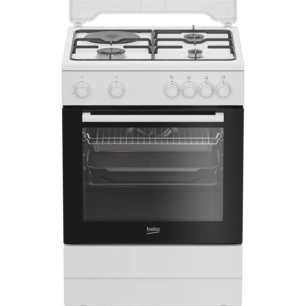 beko cuisinière mixte fbs63121wd - beko