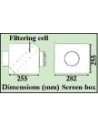 Caisson filtre diamêtre 125mm- RECUPAIR