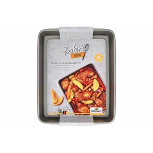 4 bakers best plat à rotir 28 x 23 x h.5 cm - birkmann