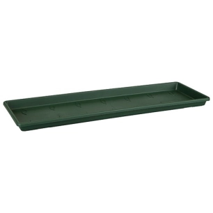 soucoupe jardinière green basics 50cm vert feuille - elho
