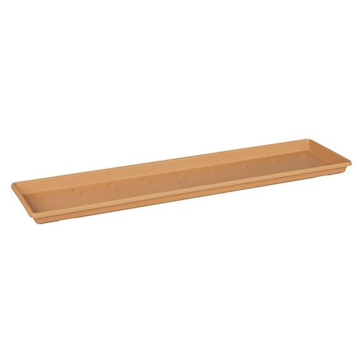 soucoupe jardinière green basics 50cm terre cuite - elho
