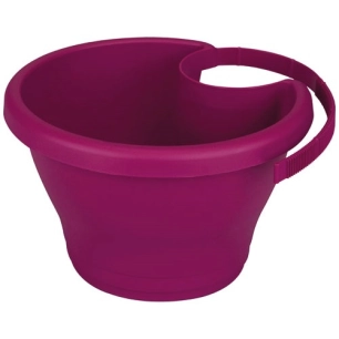 pot corsica gouttière d.24cm cerise - elho