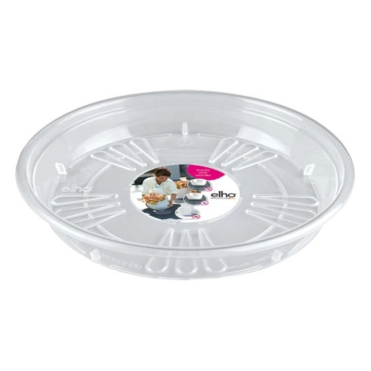 soucoupe uni d.16cm transparent - elho