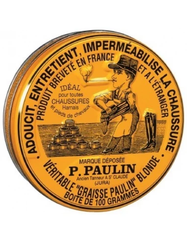 Graisse chaussures paulin blond