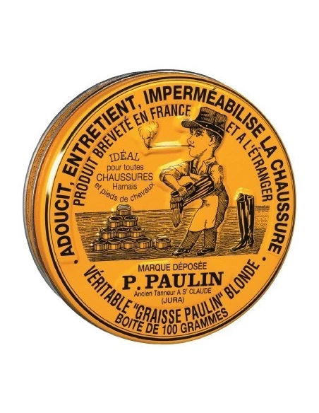 Graisse chaussures paulin blond