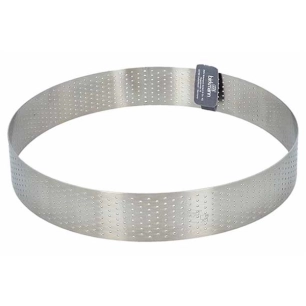 cercle de patisserie perforé 24 x h.4 cm - birkmann