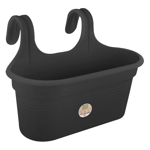 pot à accrocher green basics l living noir - elho