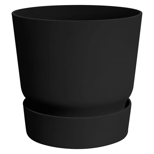 pot greenville d.40cm living noir - elho