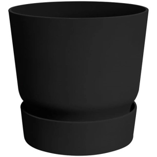 pot greenville d.40cm living noir - elho