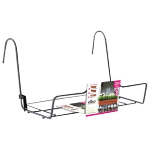 support métal balcon anthracite - elho