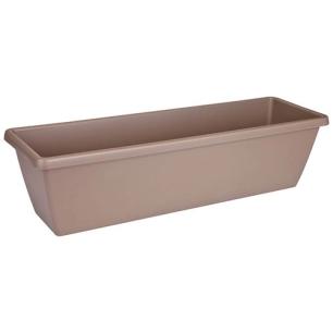 jardinière barcelona xl 60cm taupe - elho