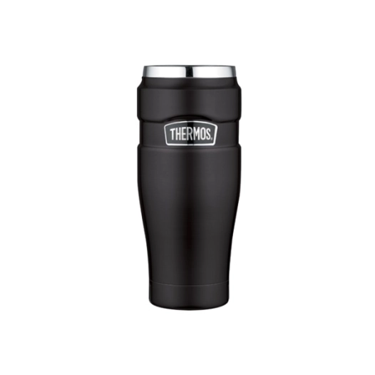king tumbler mug noir mat 470ml sans poignee - thermos