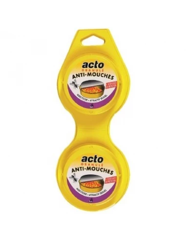 Mouches piège boîte appât 2 x 20 g