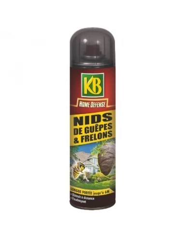Home défense nids de guèpes & frelons aérosol 500 ml - KB