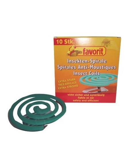 Spirale anti-moustique - 10 pièces - FAVORIT
