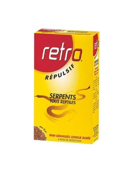Répulsif serpents en granulés 400 g - RETRO