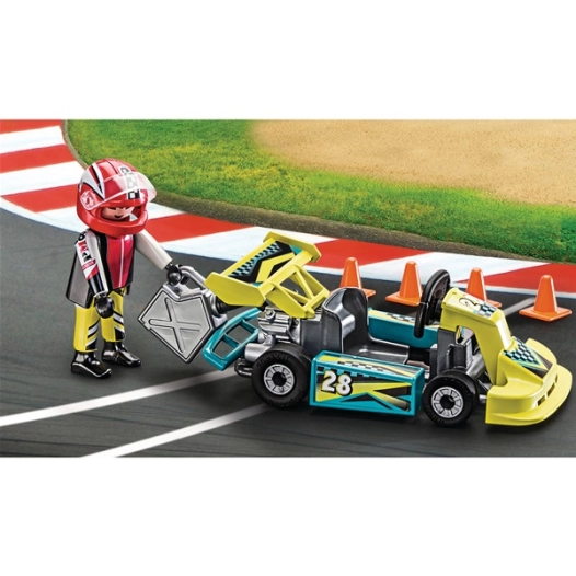 valisette go kart racer - playmobil
