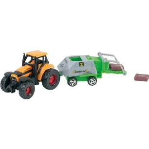 tracteur metal + remorque - wonderkids