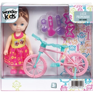 poupée 12 cm - lucie en promenade - wonderkids