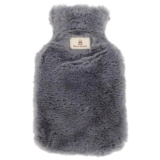 bouillotte à colette 600 ml gris ardoise - mamie bouillotte