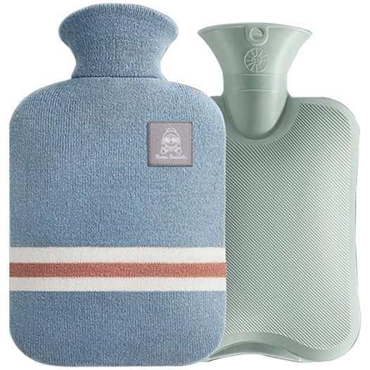 bouillotte à suzanne 1800 ml bleu céleste - mamie bouillotte