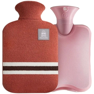 bouillotte à suzanne 1800 ml rouge vermillon - mamie bouillotte