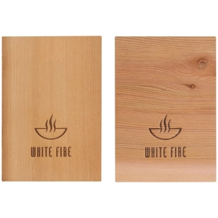 12 set 2 planches à fumer 14.5 x 10 cm - white fire