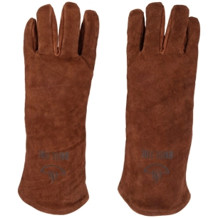 set 2 gants en cuir - white fire
