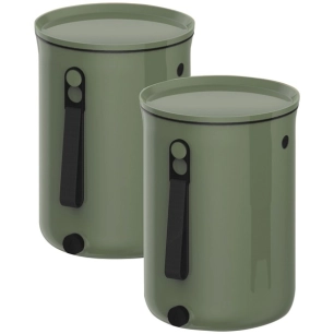 lot 2 composteurs 9.6 l vert - bokashi organko 2 océan - skaza